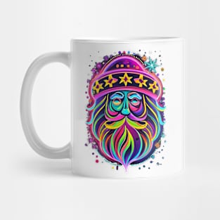 Neon Santa Mug